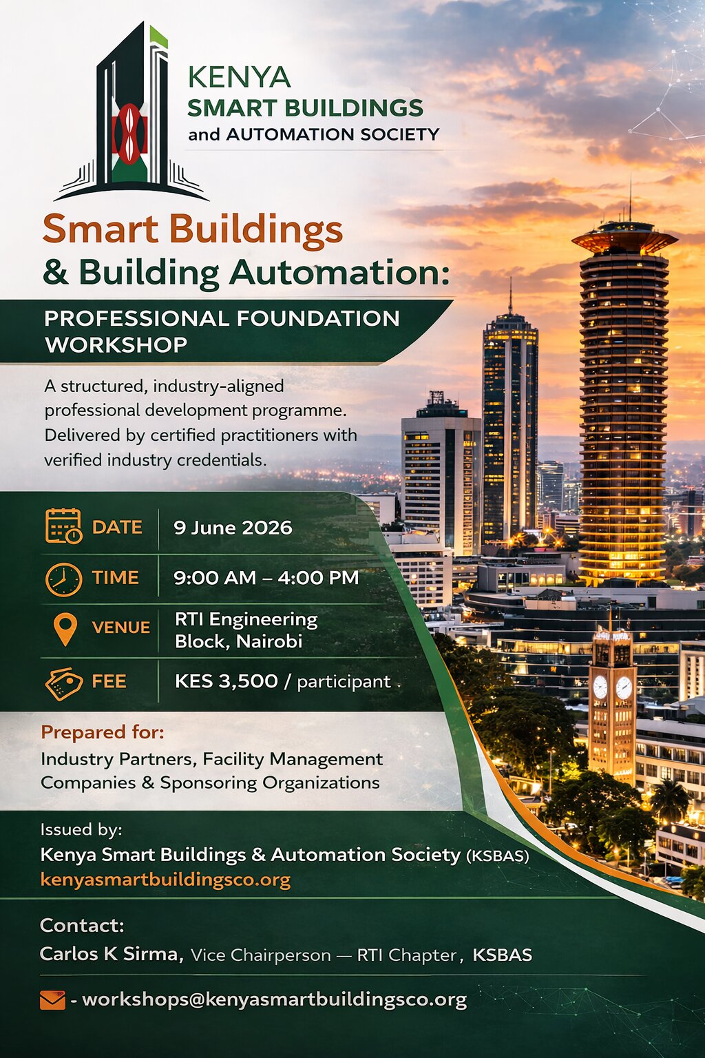 Smart Buildings Workshop — 9 June 2026